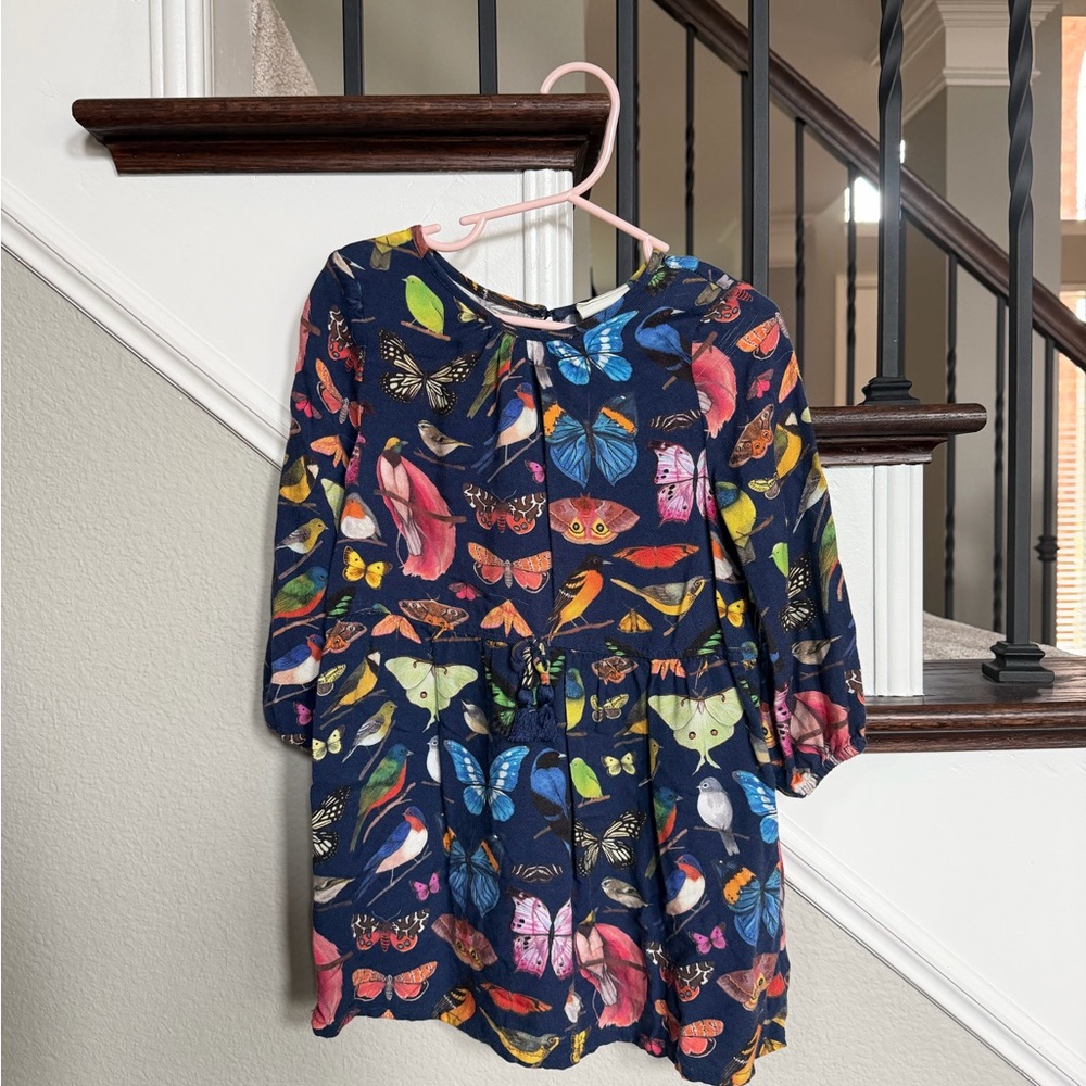 H&M Kids Dress with Colorful Butterfly Print